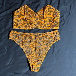 Savage X Fenty All Over Me Lace Bra and Panty Set